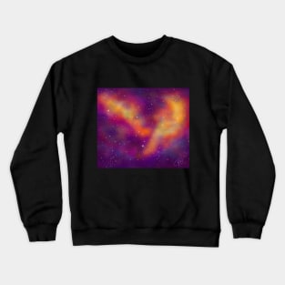 Purple Nebula Crewneck Sweatshirt